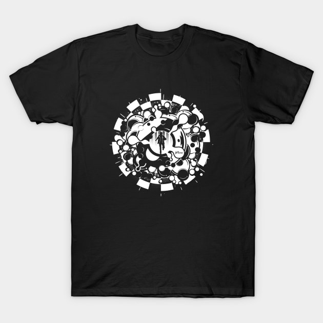 The Prisoner 'Escaping' T-Shirt by STierney